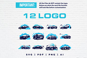 12 Car Washing Logo Bundle, a Branding & Logo Template by Guavanaboy (Thumbnail 2 of 3)