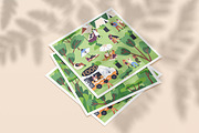 Open-air music fest posters, banner, a Background Graphic by Good Studio (Thumbnail 9 of 11)