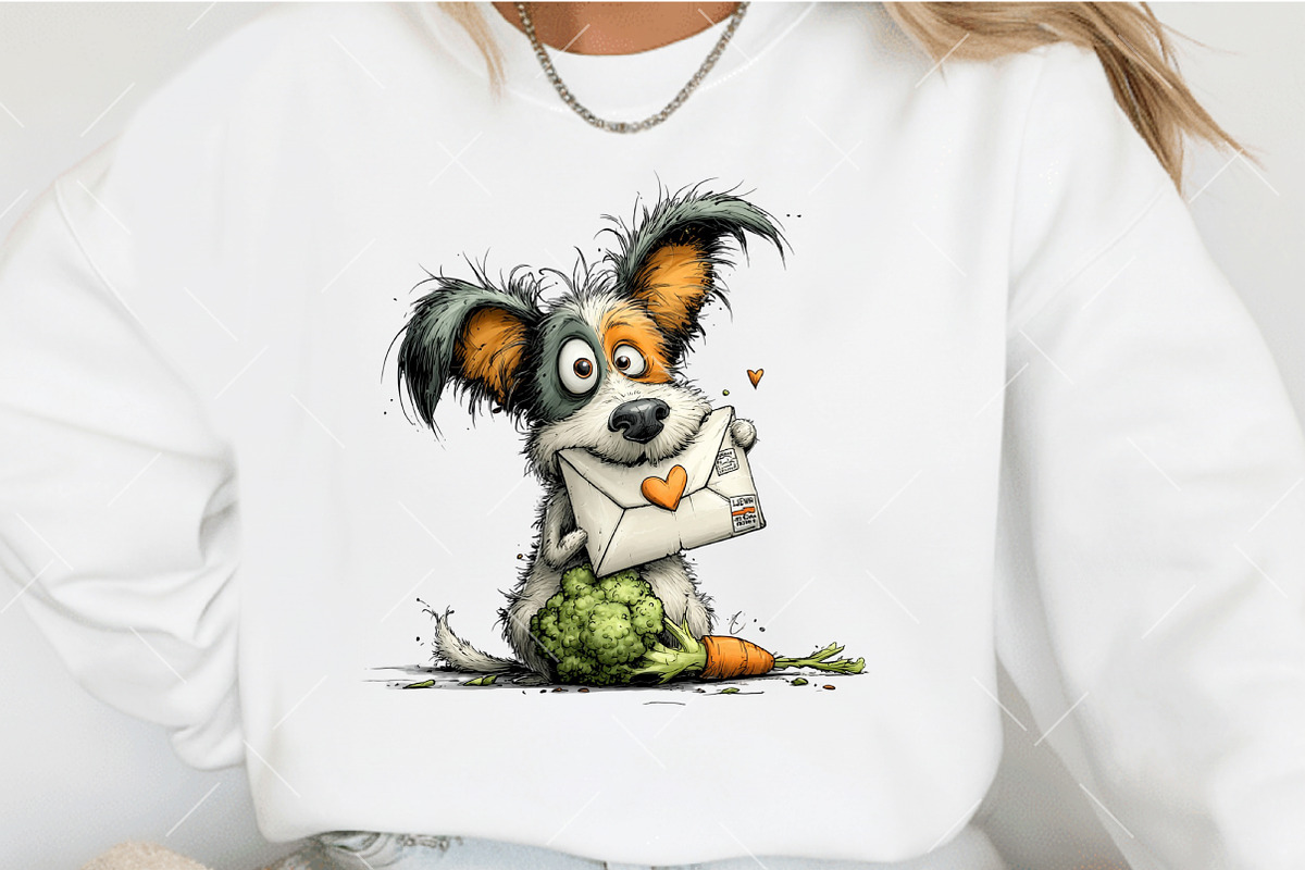 Quirky Funny Dog Clipart, an Illustration by OK Design (Photo 4 of 6)