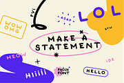 Pacuk - round handwritten font, a Handwritten Font by Pásha (Thumbnail 3 of 5)