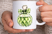 Luxury Green Gingham Summer Clipart, an Illustration by Canvas Craft (Thumbnail 5 of 7)