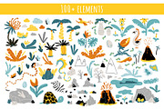 Dino set. Kids print & patterns, an Animal Illustration by Svitlana Kharchuk (Thumbnail 3 of 13)