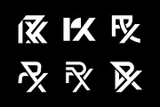 Letter RX Logo Set, a Branding & Logo Template by Buqancreative (Thumbnail 2 of 4)