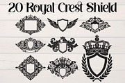 Royal Crest Shield Bundle, an Object Graphic by Creativeshirt (Thumbnail 1 of 20)