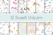 Sweet Unicorn Digital Papers, an Arts & Entertainment Photo by AdriOP (Thumbnail 1 of 2)