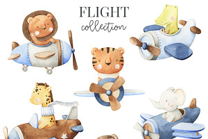 Flight - Watercolor Set