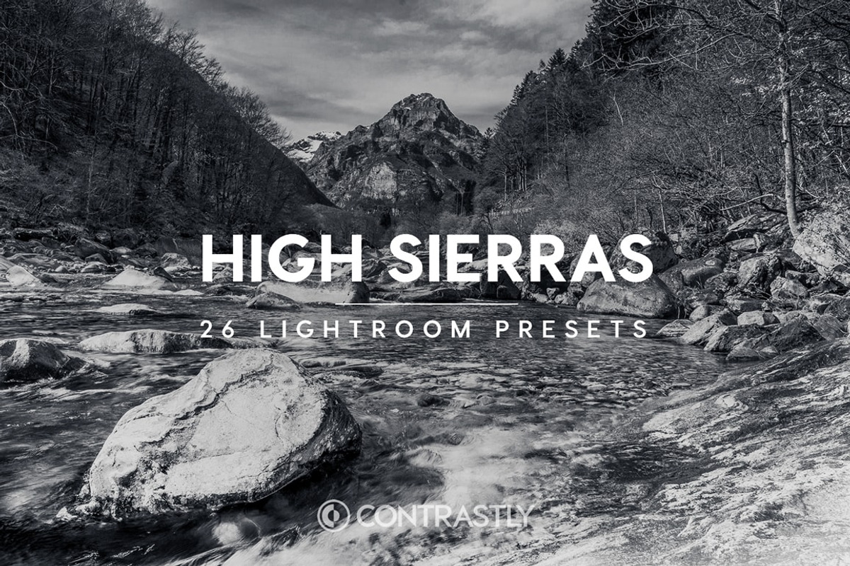 High Sierras Lightroom Presets, an Action Add-On by Contrastly Shop (Photo 1 of 4)