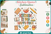 Kitchen Quotes Sublimation Bundle, a Decorative Illustration by Actual Pixel (Thumbnail 6 of 12)