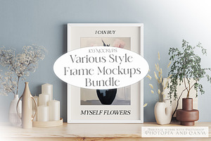 Various 103 Frame Mockup Bundle, a Mockup by mock-ups