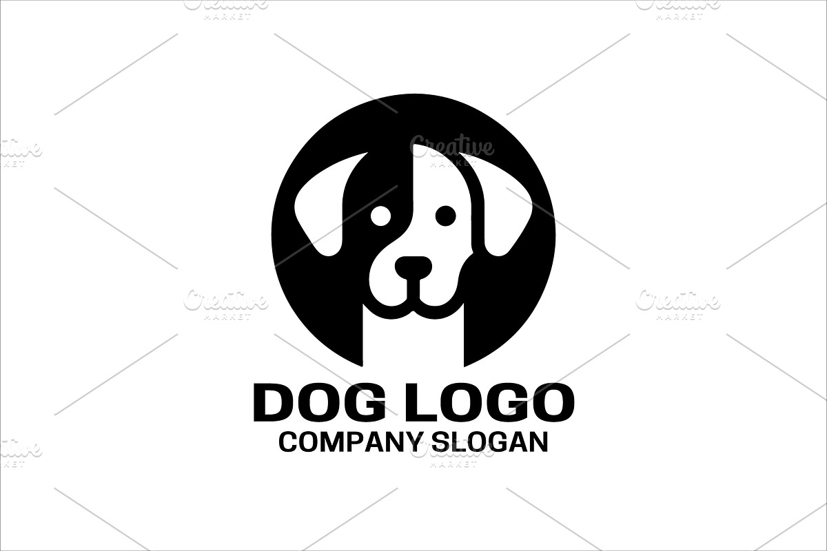 Circle Dog Logo, a Branding & Logo Template by Vectorium Studio