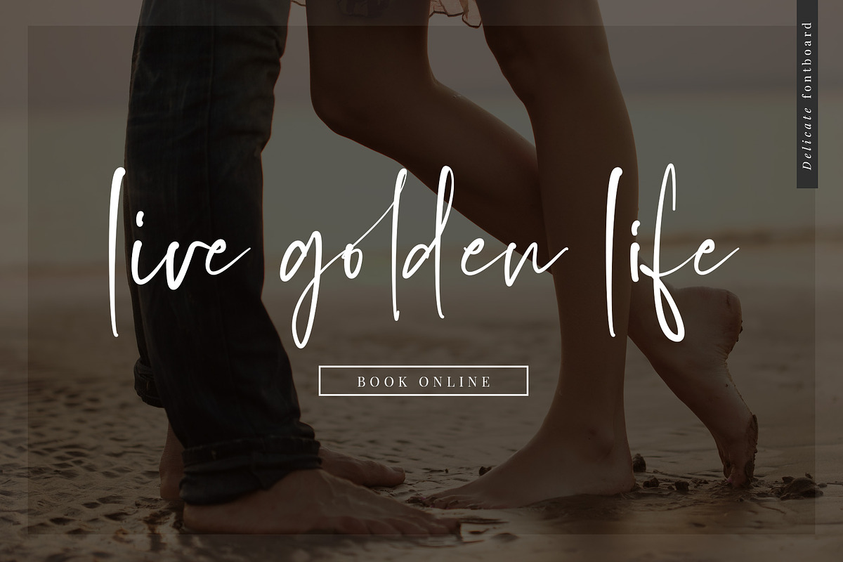 Delicate Script Font preview 7