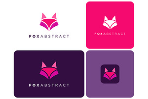 Fox Head Multicolor Abstract Logo, a Branding & Logo Template by ika trisiana