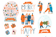 Christmas Market graphic set, a Decorative Illustration by Nicetoseeya (Thumbnail 3 of 11)