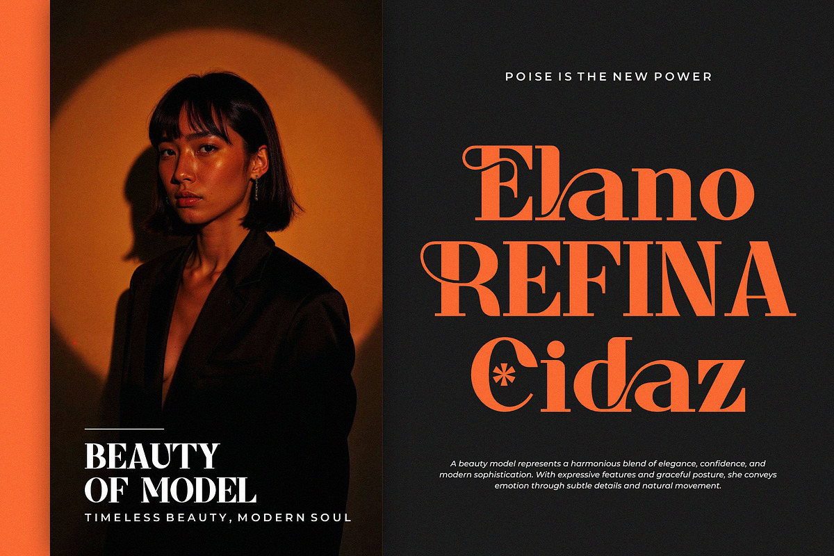 Ficrom || Modern Retro Serif Font, a Serif Font by Ermedia Studio (Photo 6 of 10)