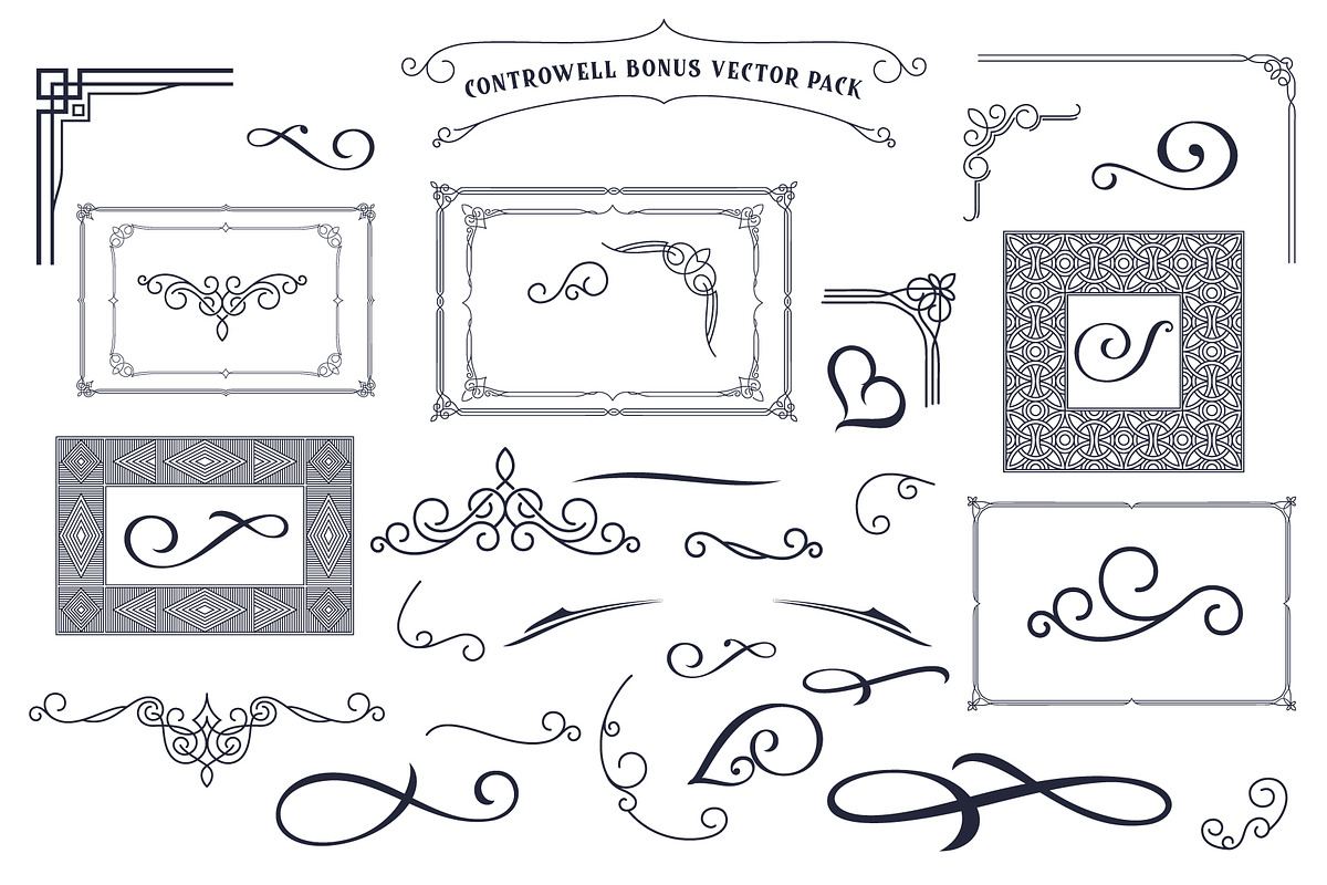 Controwell Victorian Typeface 30%!, a Serif Font by alit design (Photo 12 of 13)