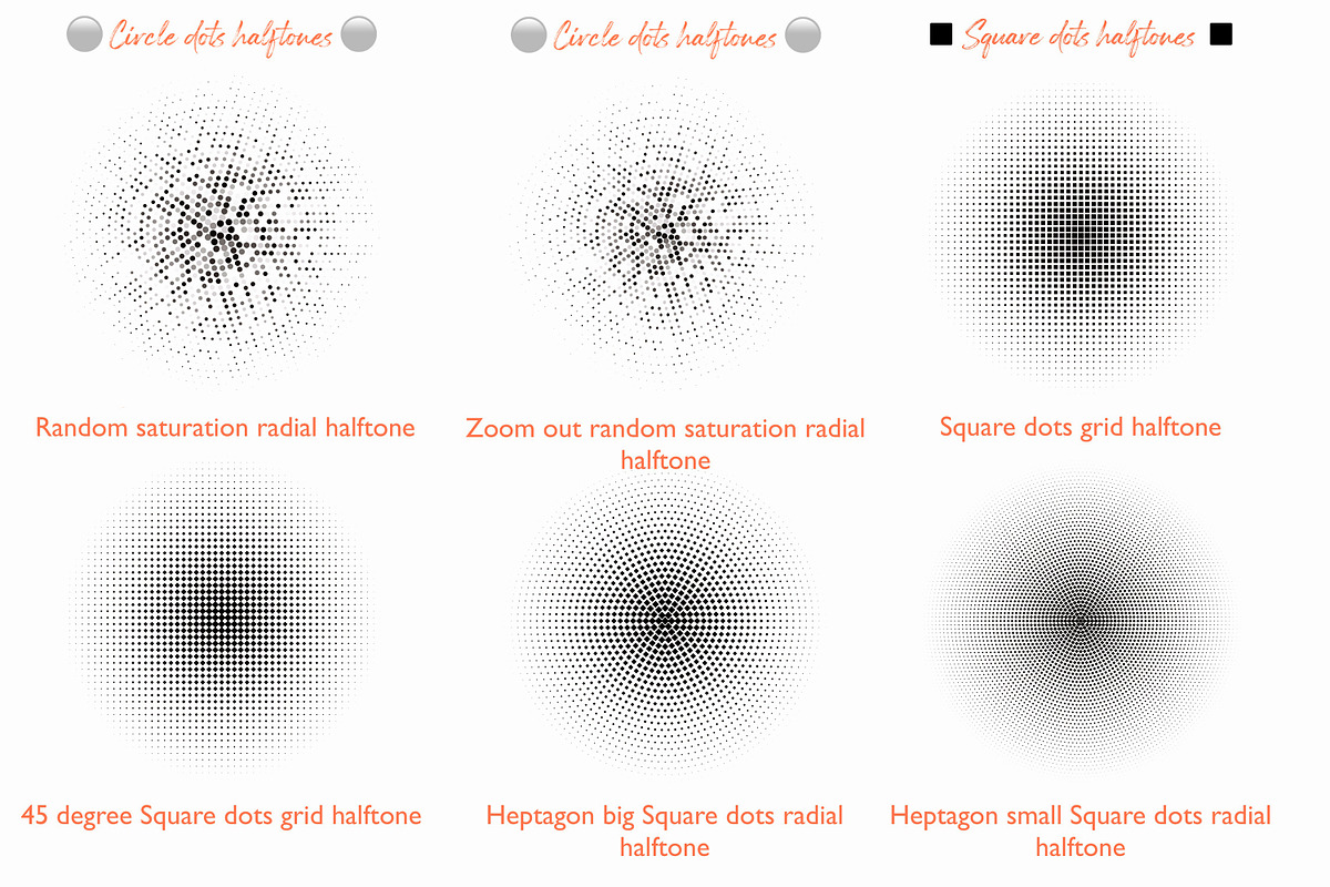 Radial halftone gradients for iPad, a Brush Add-On by Mona Ahmed (Photo 5 of 22)