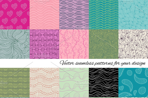 Big Set Of Vector Patterns