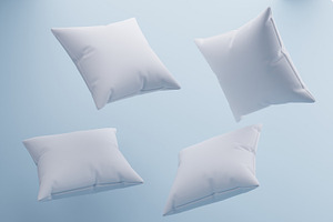 10 Bundle 3D Render Unique Pillow