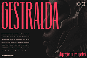 Gestralda - A Dystopian Future Fonts