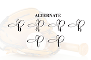 Baseball | Script Font, a Handwritten Font by Scratchones (Thumbnail 8 of 9)