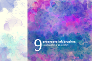 procreate ink brushes, a Brush Add-On by dxxb studio (Thumbnail 7 of 7)