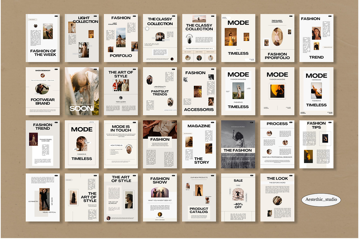 STASY – Fashion Ebook Template, a Print Template by AESTETHIC_STUDIO (Photo 8 of 8)