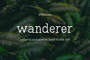 Wanderer – A Playful Serif Font, a Handwritten Font by Creative Wannabe (Thumbnail 1 of 5)