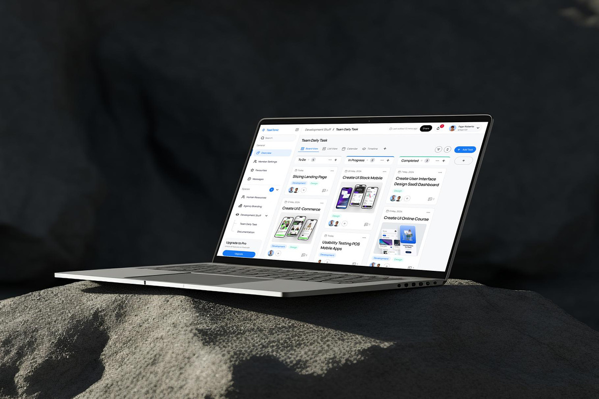 TaskTonic UI Kit Task Management UI, an UI Kit Template by Lumina_ui_ux202 (Photo 7 of 7)