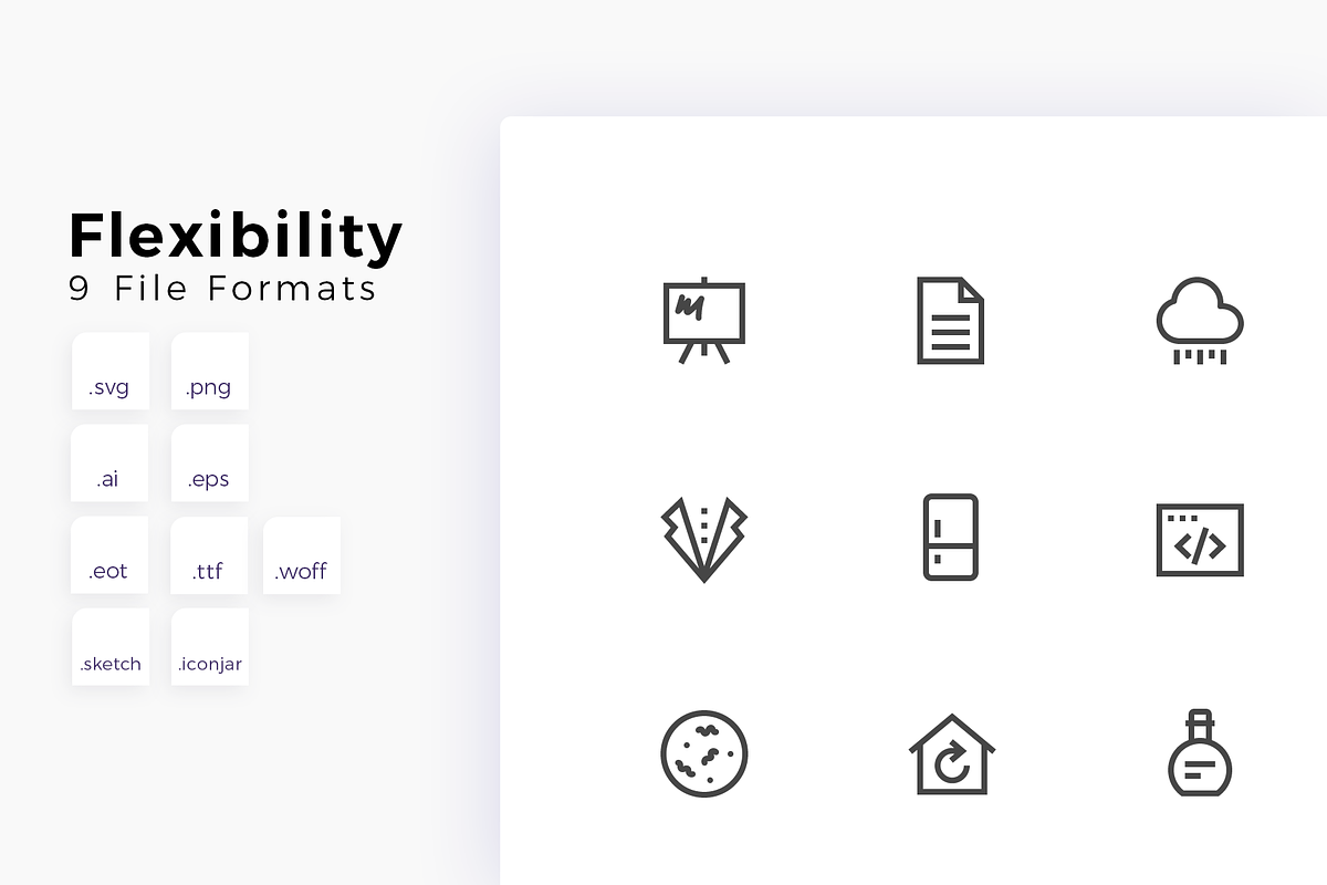 1000+ Minimalist Icons Bundle, an Outline Icon by P.F. Creative Lab (Photo 2 of 9)