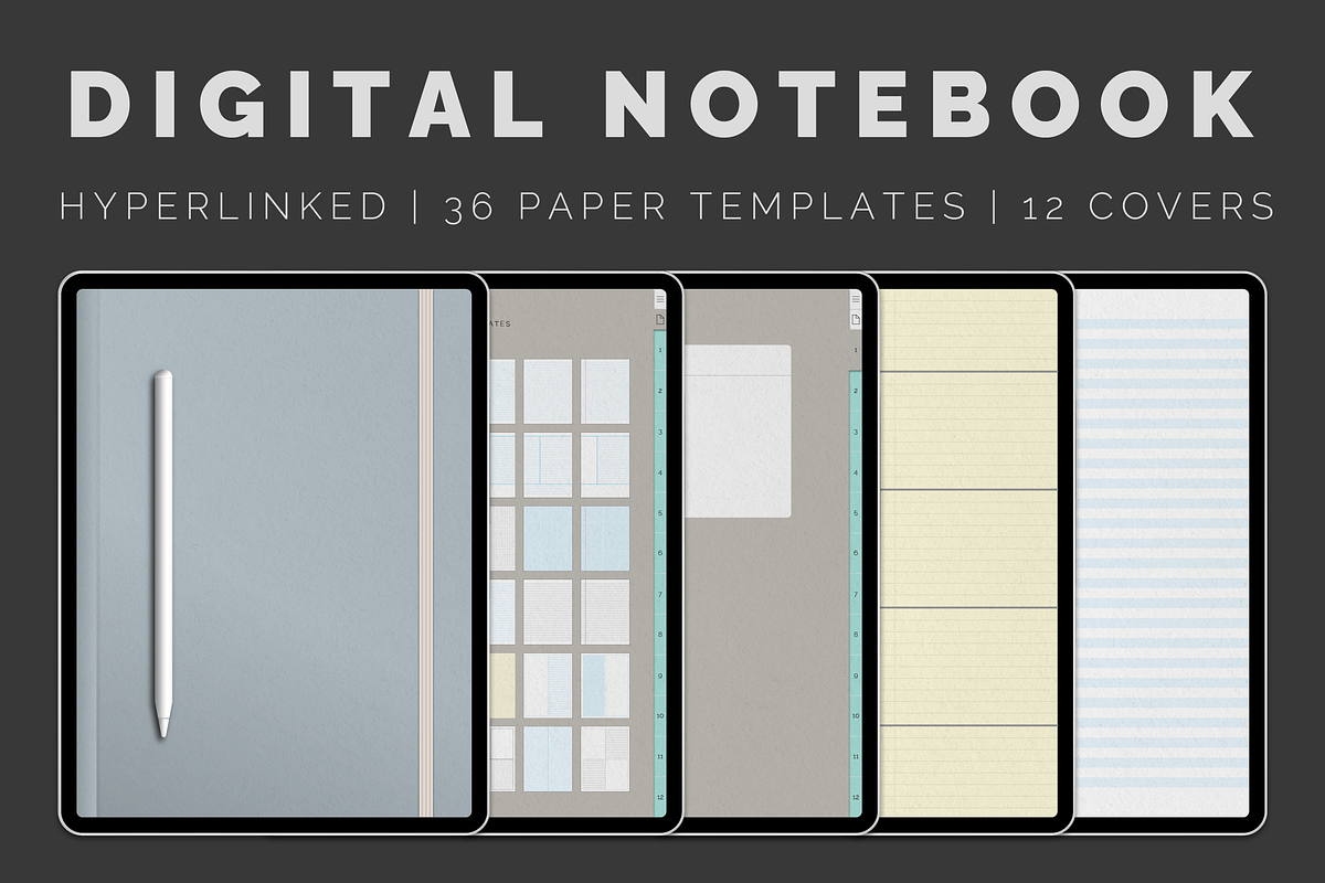 Digital Hyperlinked Notebook, a Brochure Template by Santo Romero (Photo 1 of 7)