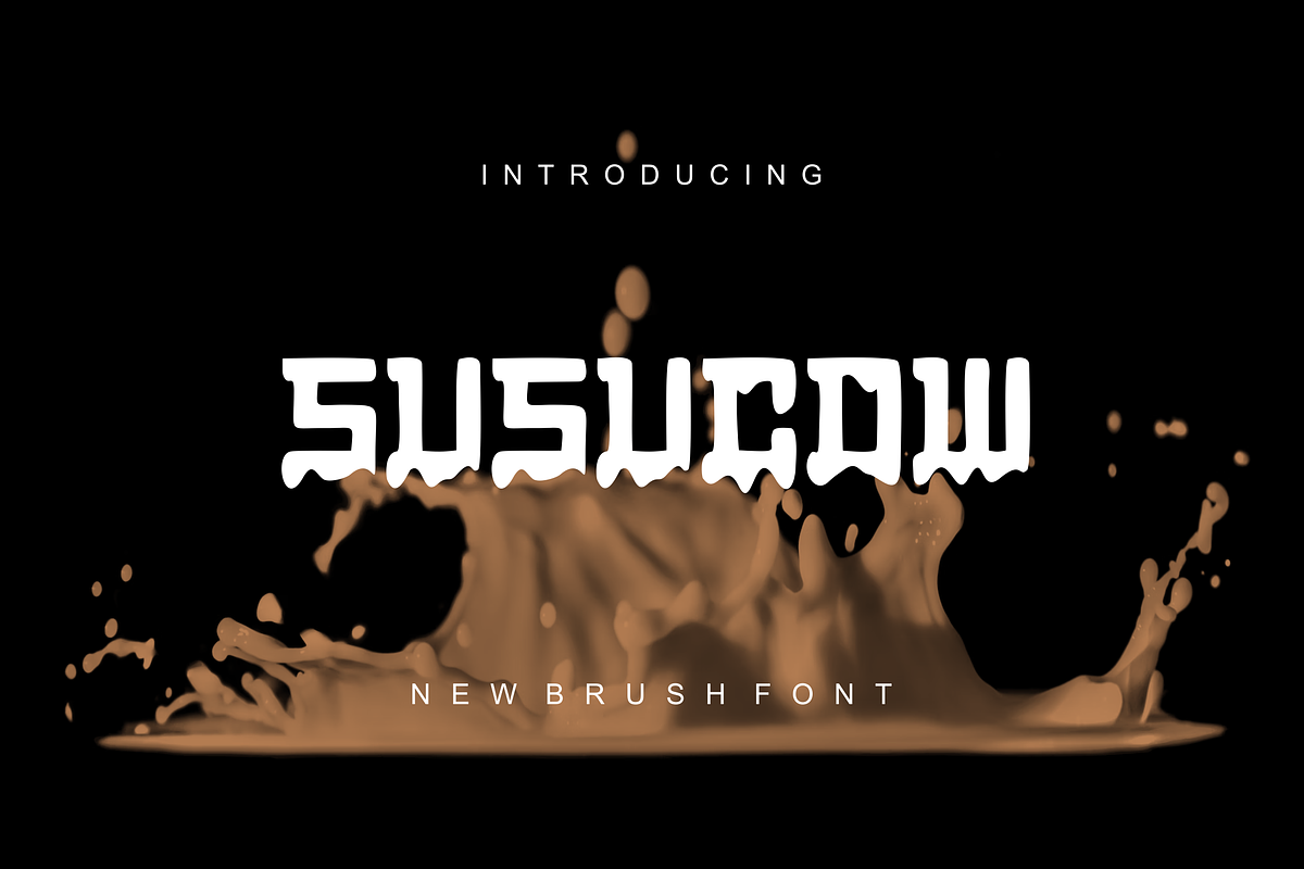 Susucow - Font, a Handwritten Font by artchiles_design (Photo 1 of 5)