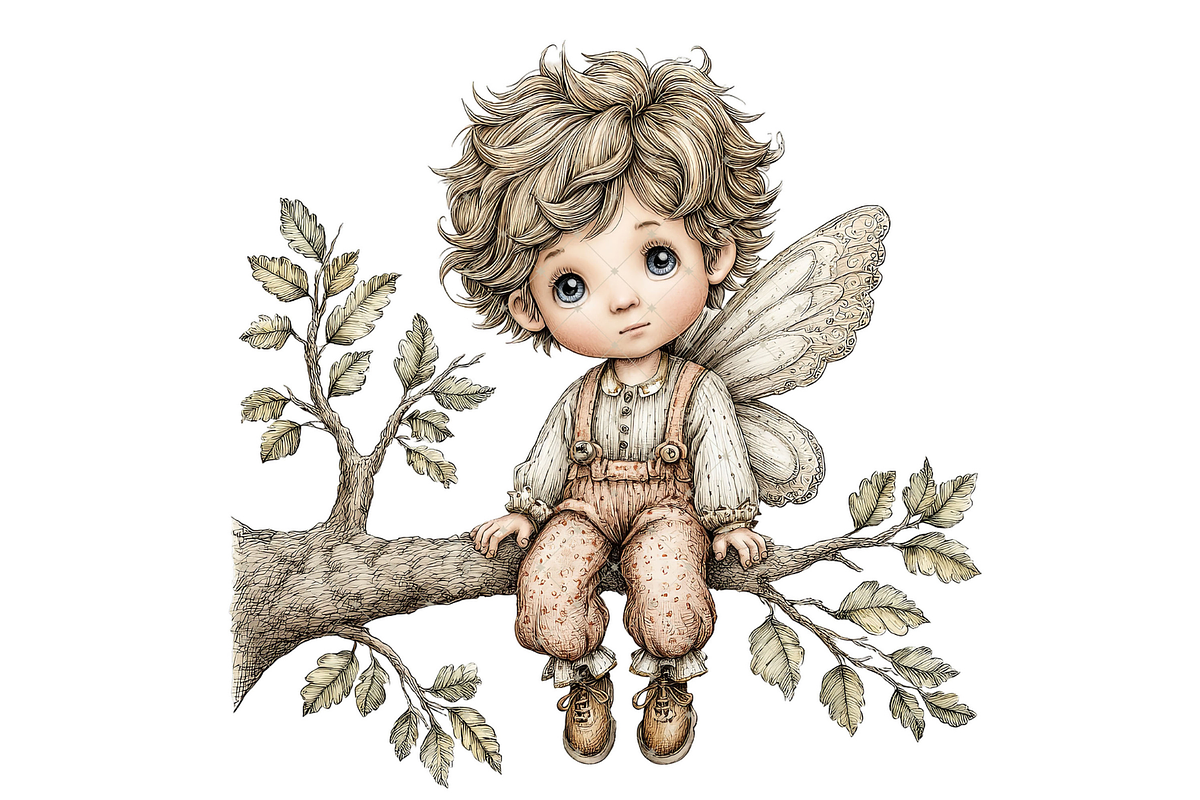 Fairy Boy Clipart PNG, an Illustration by Memories By Lea (Photo 20 of 20)