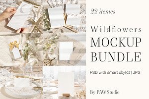 Card Mockup Bundle Wedding WBF