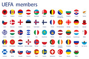 European country flags+UEFA, a Graphic by Viktorijareut (Thumbnail 2 of 2)