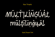 Raw Thoughts - Handwritten Font, a Handwritten Font by Artflorara (Thumbnail 9 of 11)