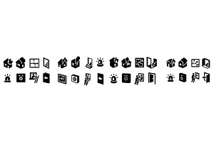Collection of black and white, an Object Illustration by ZinetroN