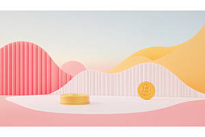digital currencies abstract, an Illustration by Lermont51