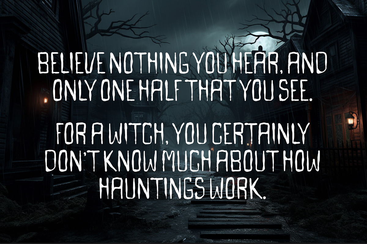 Vexana Ghost - Horror Font, a Handwritten Font by Ideal Eksis (Photo 6 of 7)