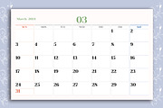 2024 Calendar InDesign template, a Print Template by dott (Thumbnail 4 of 6)