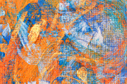 Orange and Blue Paint Abstract, a Background Graphic by Sharon Schwalbe (Thumbnail 5 of 6)