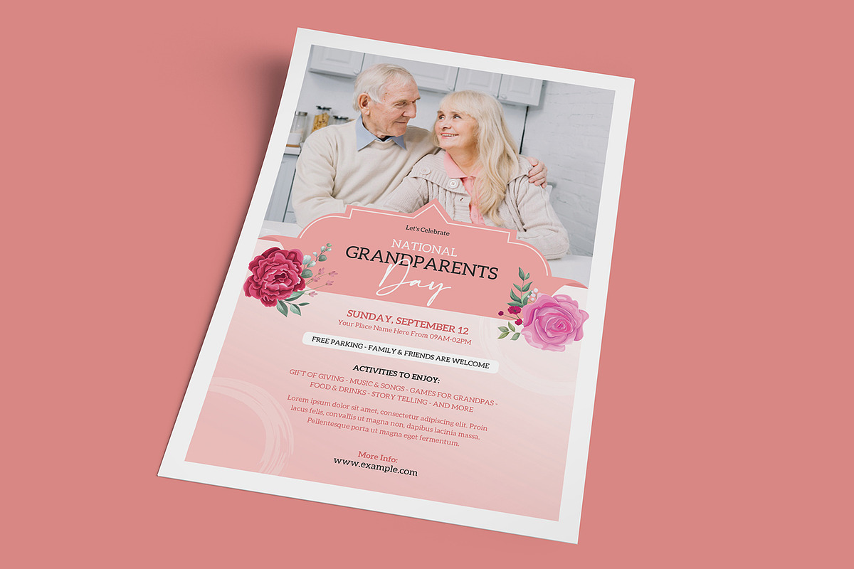 Grandparents Day Flyer preview 3