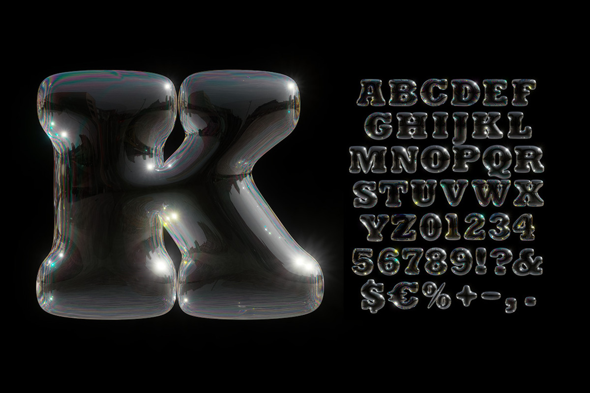 Bubbles Font, a Symbol Font by Handmadefont (Photo 2 of 9)