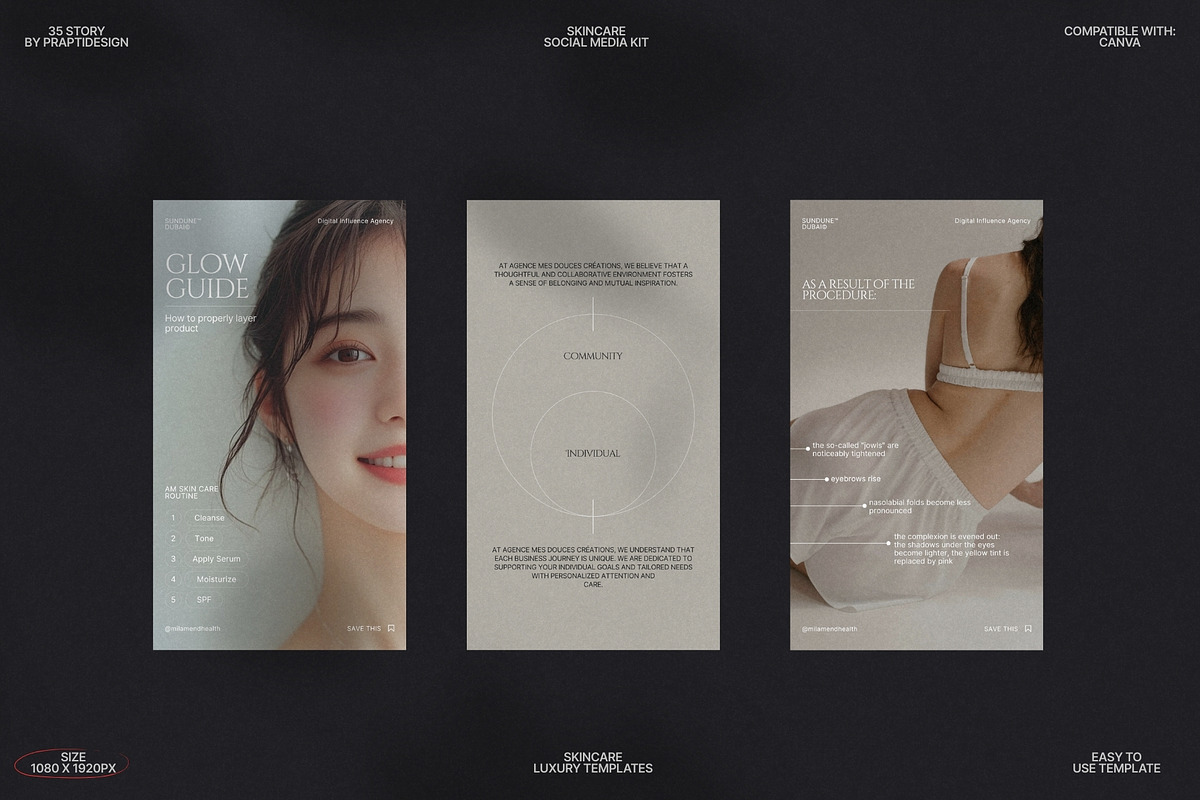 Skincare Instagram Story Kit preview 5