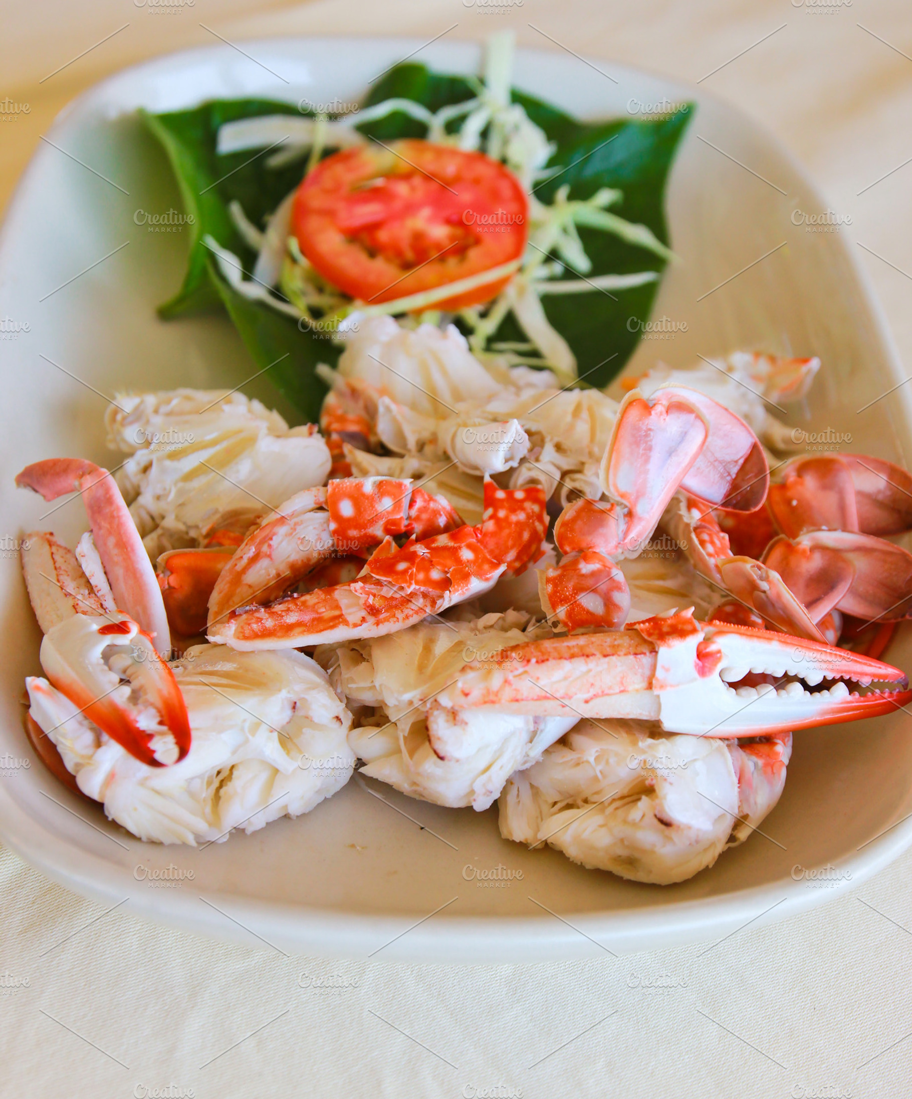 Steamed crab Thai food, a Food & Drink Photo by PEMIKA