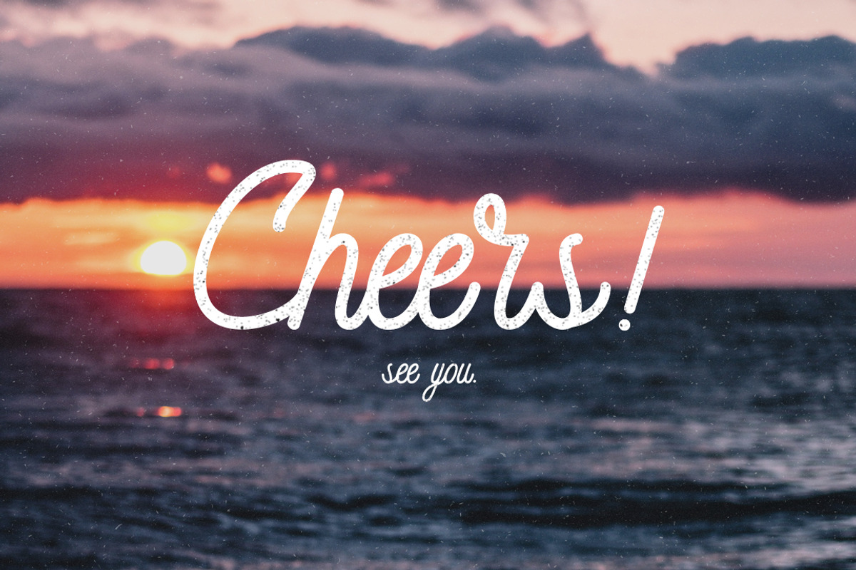 Calligo Monoline Font preview 6