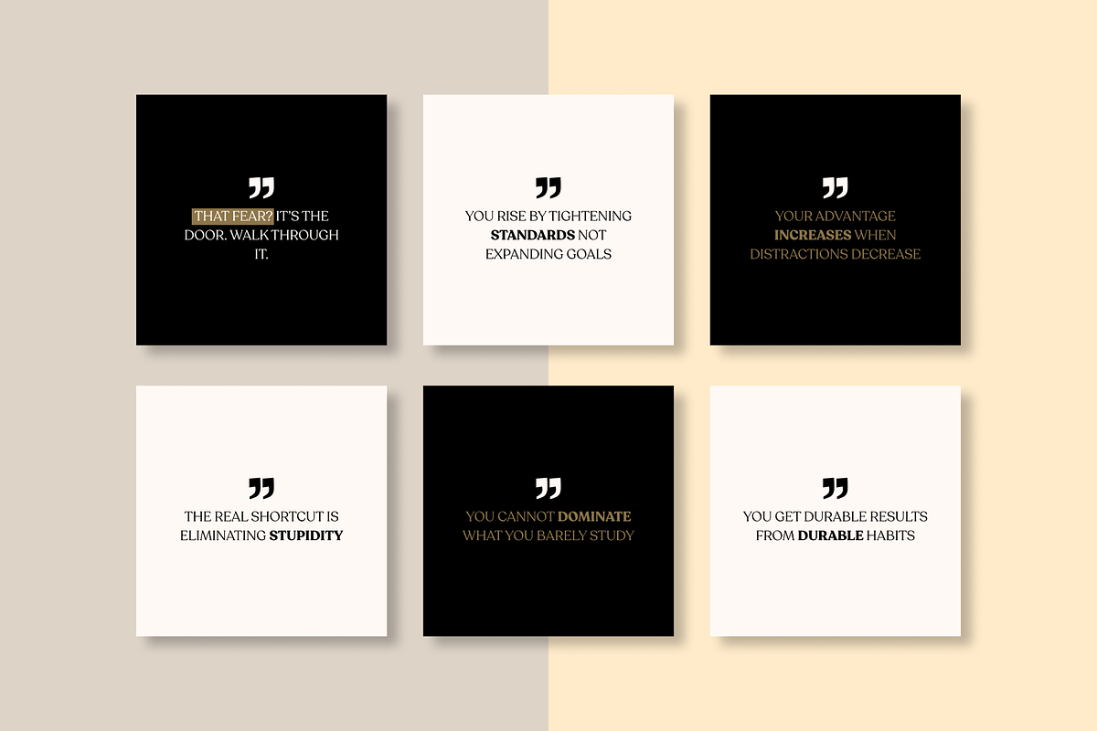 50 INSPIRING INSTAGRAM TEMPLATE, a Social Media Template by RB Boutique (Photo 7 of 9)