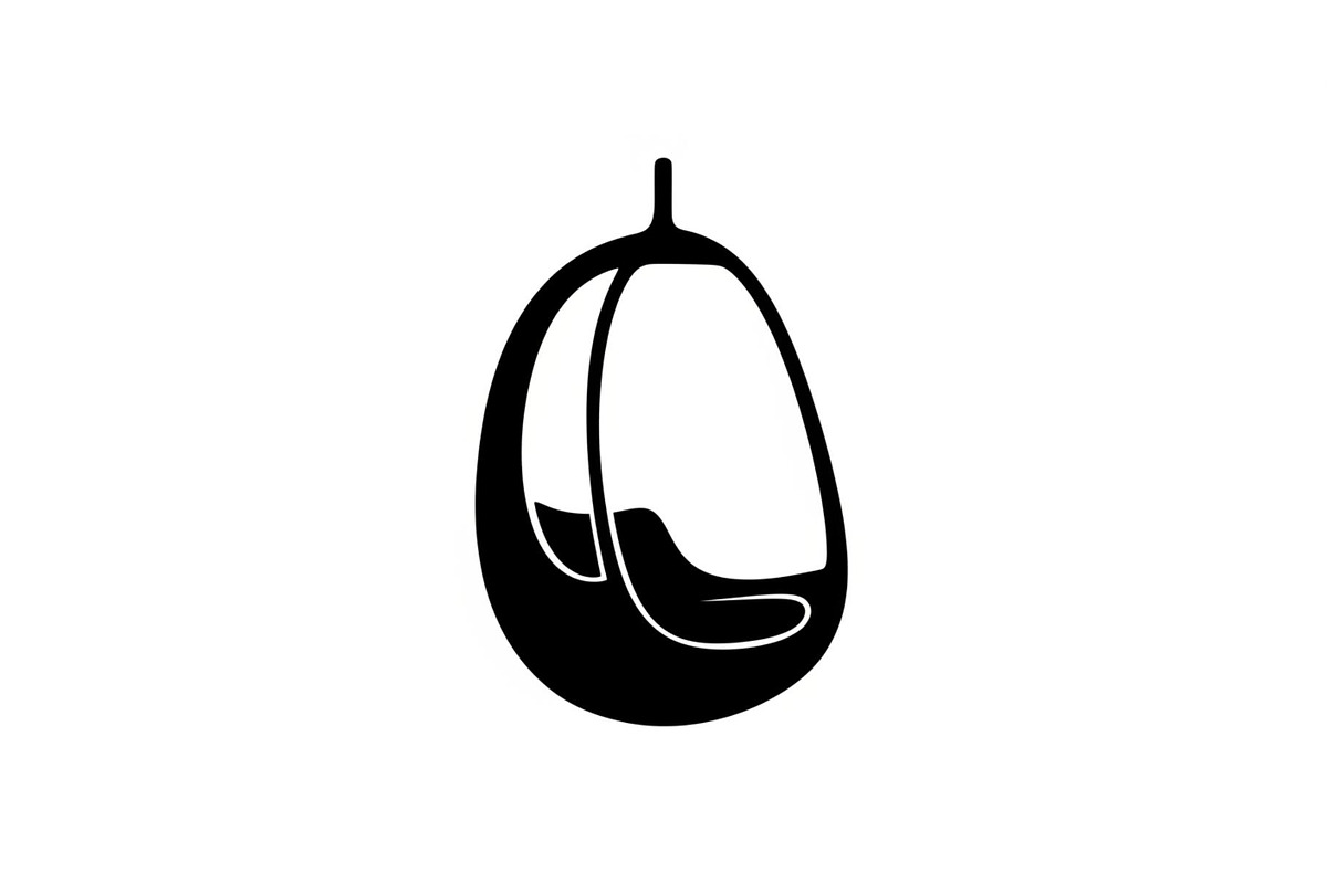 Hanging Egg Chair Silhouette Bundle, an Illustration by Designer_Momina (Photo 24 of 51)
