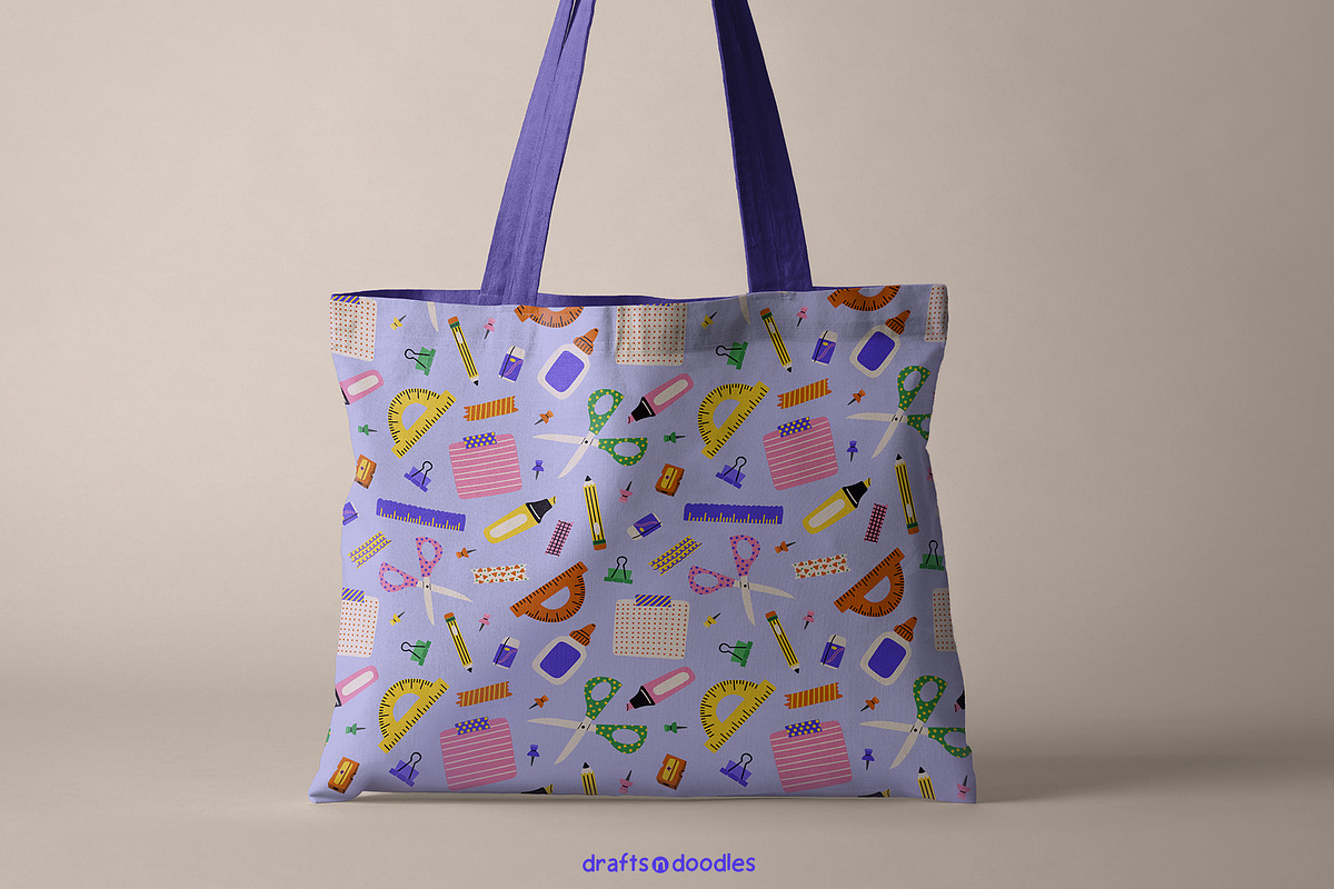 Back to School Clipart and Patterns, a Pattern Graphic by Drafts n Doodles (Photo 11 of 12)
