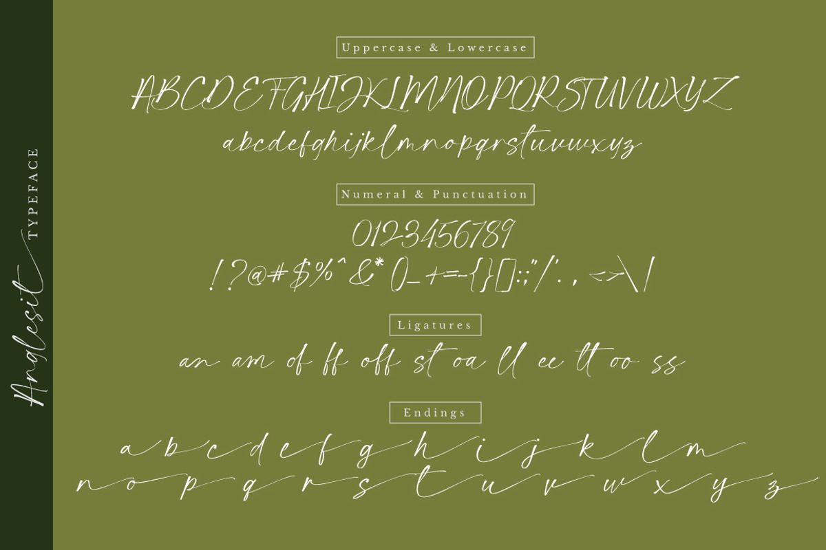 Anglesit - Modern Casual Chic Font, a Script Font by DoubleZ Studio (Photo 6 of 11)