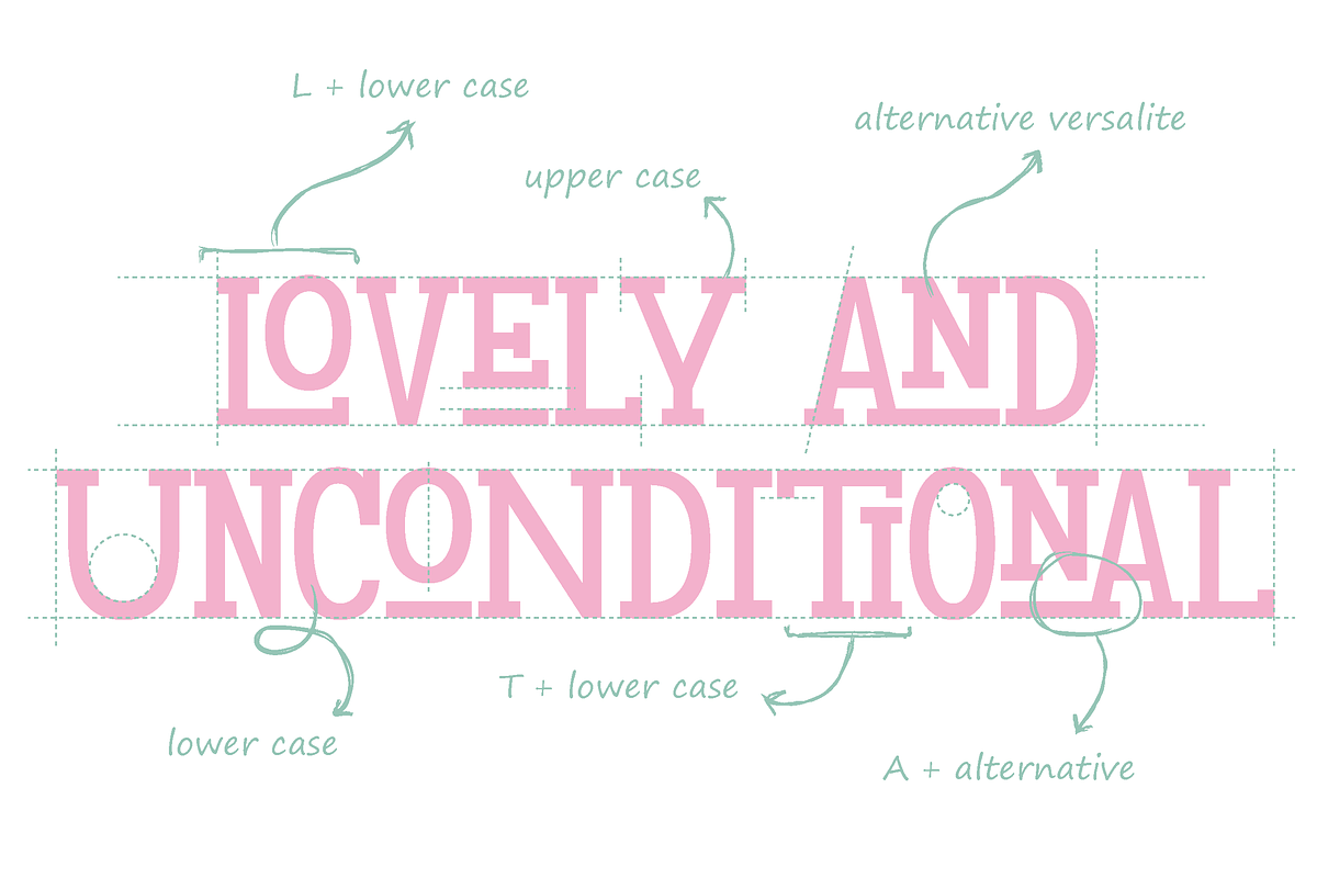 Versalita&Serif - Font preview 3